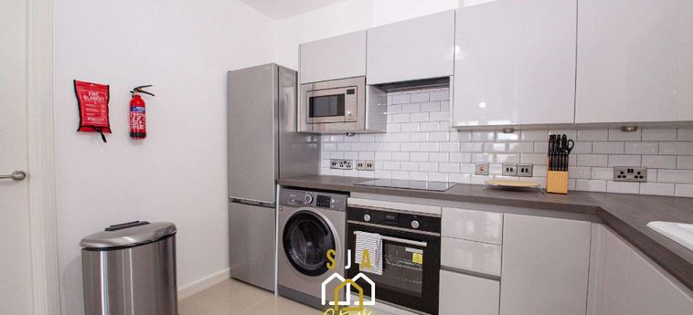Affleck Retreat 4 -  Sja Stays - Modern 1 Bed Apartment Aberdeen : Photo 