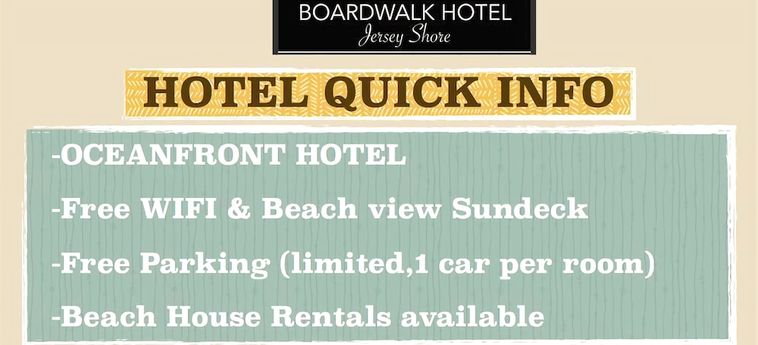 BOARDWALK HOTEL CHARLEE & BEACH HOUSE RENTALS 2 Sterne